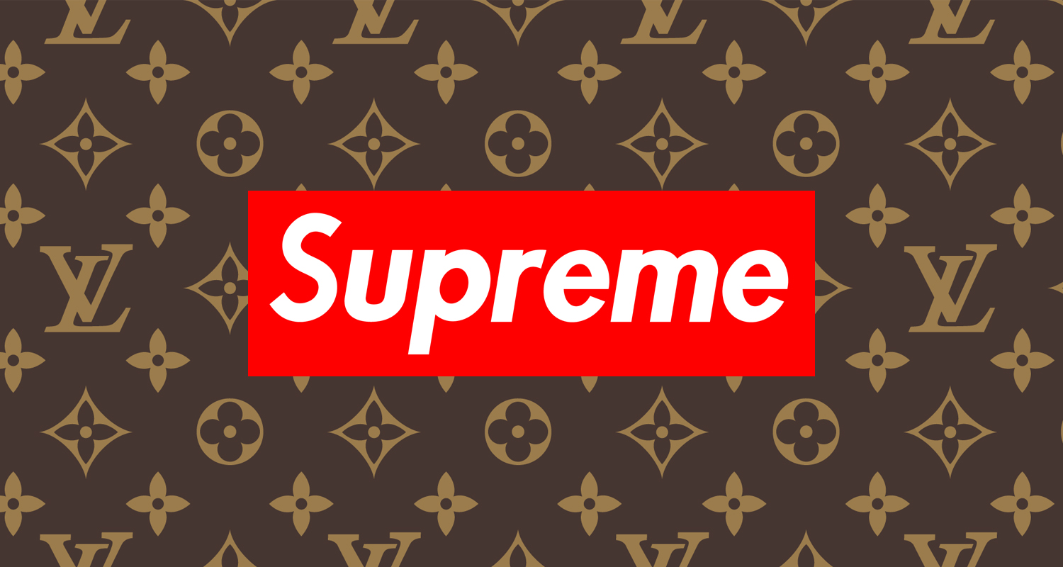 Louis Vuitton Supreme Logo Wallpaper