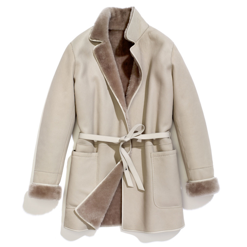 Jacke Loro Piana Modepilot Tipp wenden hell beige