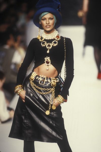 Kettengürtel Chanel Modepilot 1992 90ies chain belt