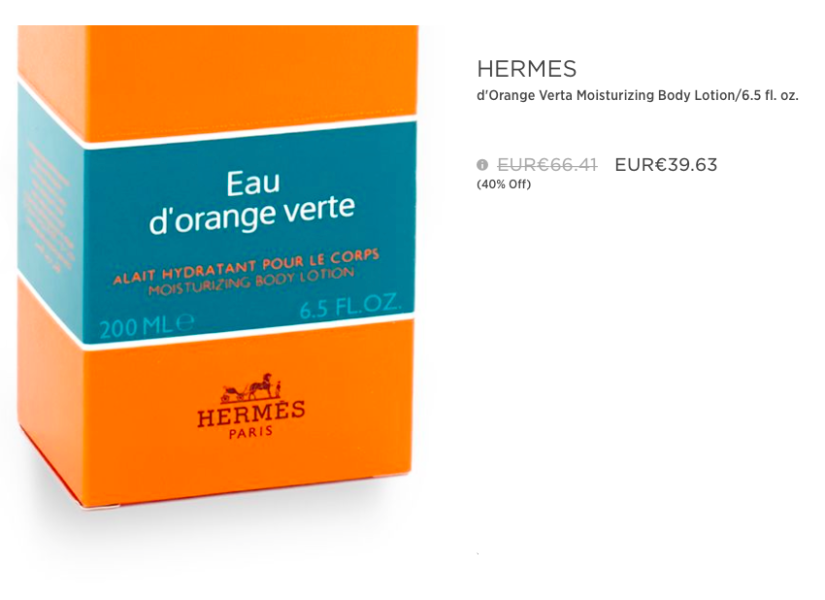 Hermes dorange verte Modepilot Saks Off fifth