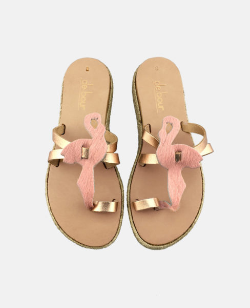 Sandalen de bour Flamingo Modepilot Athen