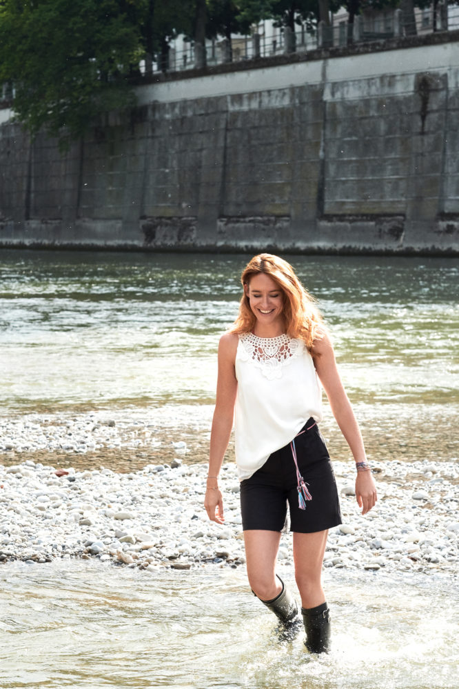 Gummistiefel Isar Modepilot Comma Shorts Kordel Kathrin Bierling