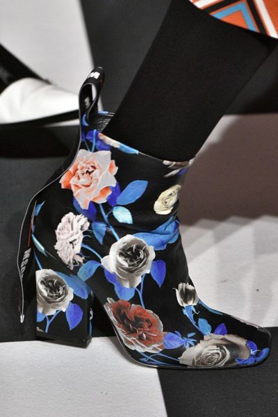 MSGM Modepilot Booties flowers black