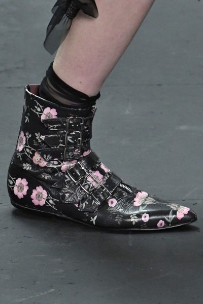 Preen by Thornton Bregazzi Modepilot boots booties flowers black