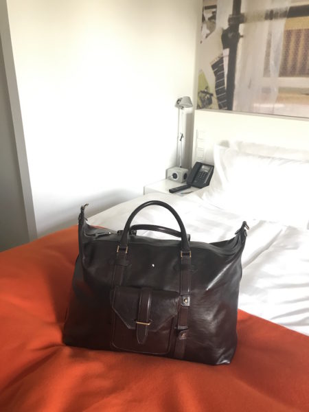 Indigo Hotel Berlin Montblanc Tasche Weekender Reisetasche