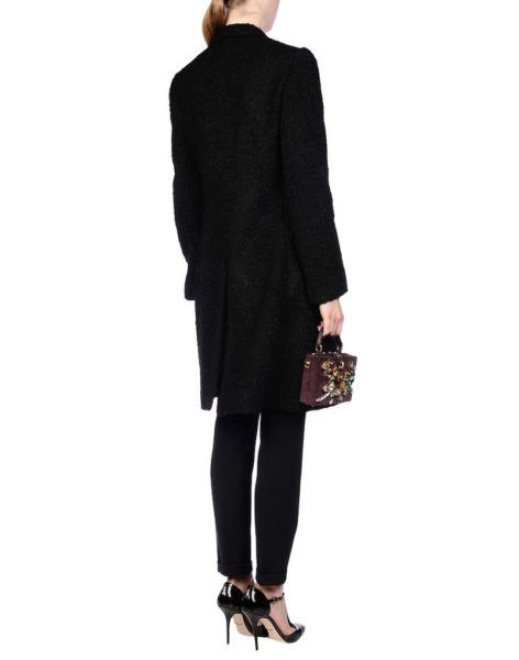 Dolce Gabbana Wintermantel Wolle schwarz Modepilot