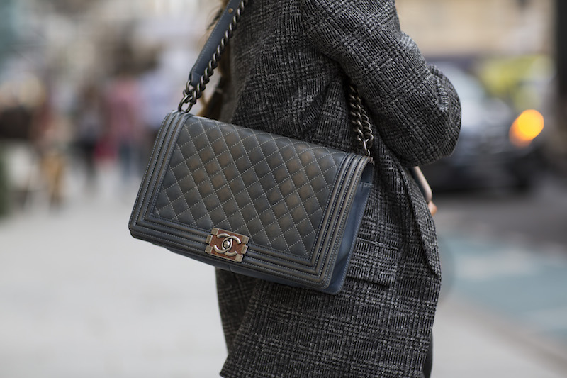 Street Style Grau Chanel Modepilot Paris