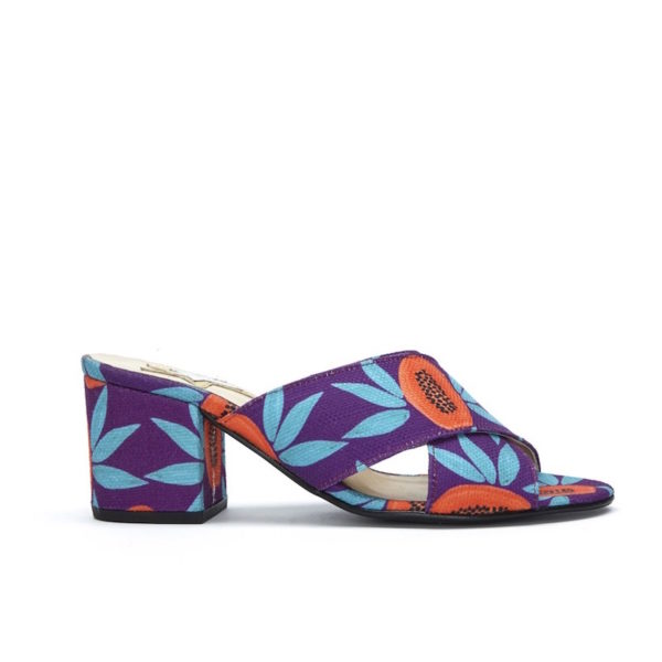 Fabienne Chapot Modepilot Papaya Print Schuhe Mules