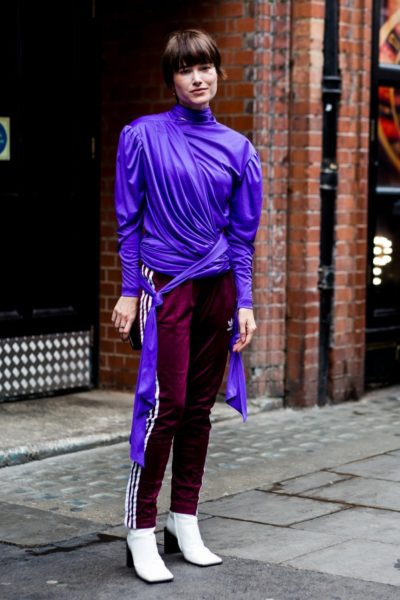 Street Style Violett Lila 2018 Modepilot