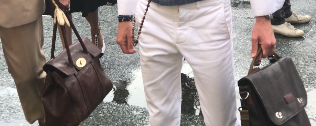 Herrenmode: Die weiße Hose ist das große Thema