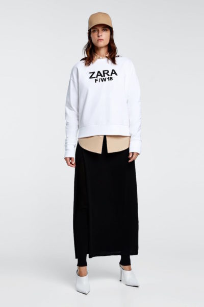 Zara Logo Sweatshirt Modepilot