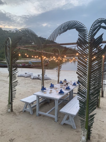 Strand Dinner Avani Resort Thailand Koh Samui Modepilot