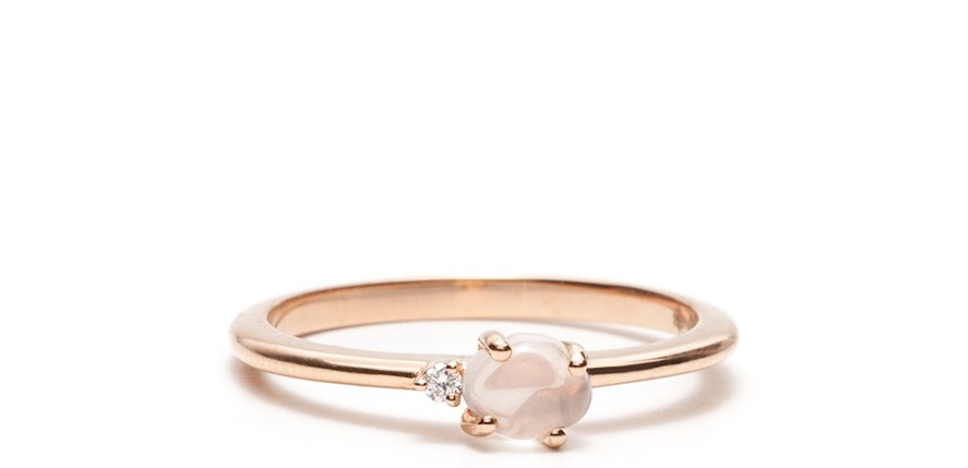 Modepilot Vieri Ring Rosegold Brillant fair ethisch