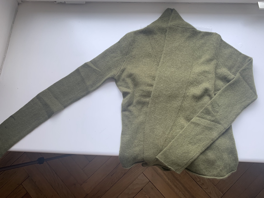 Nicht wiederzukennen, meine geliebte Strickjacke fürs Oktoberfest