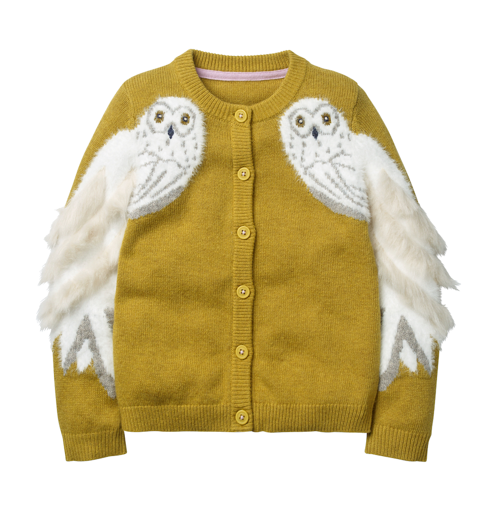 Modepilot Boden Kinderkollektion Harry Potter Eule Strickjacke