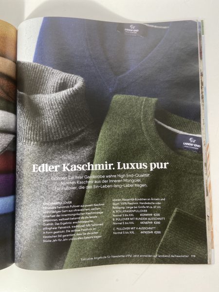 Herrenpullover Kaschmir Lands End Modepilot