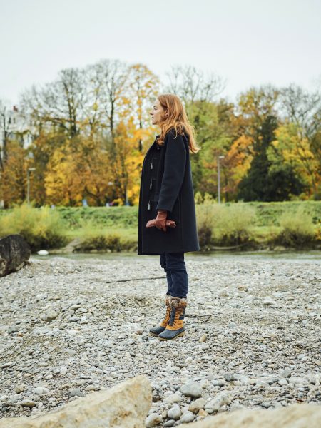 Dufflecoat Modepilot Lands End Wolle Hornknöpfe