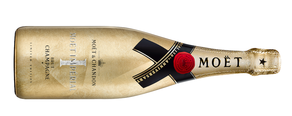 Brut-Champagner 'Moët Impérial' Jubiläumsedition in Gold