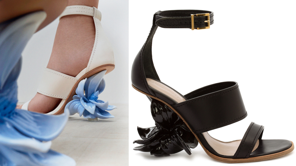 Alexander McQueen Flower Heels Modepilot