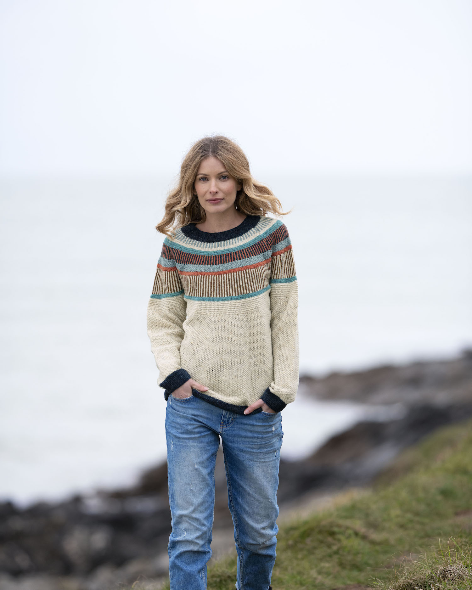 Celtic Co Modepilo Schaffell Wolle Donegal Pullover Modepilot