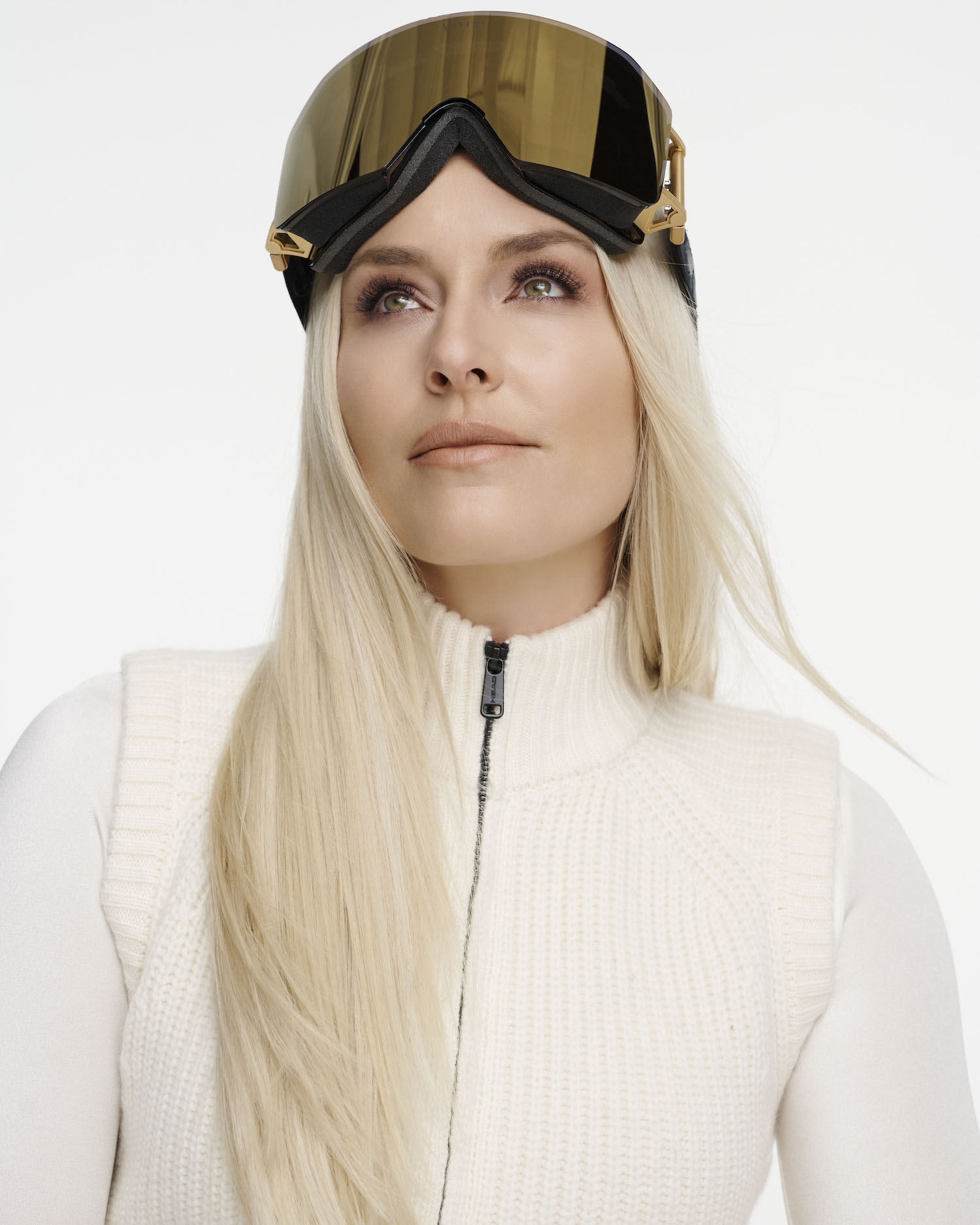 Skifahrer Ikone Lidsay Vonn Modepilot Head