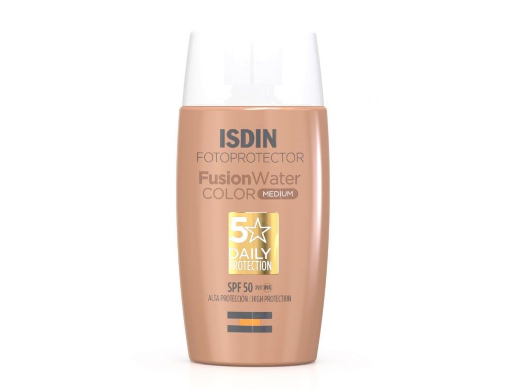 Isdin Fusion Water Color Medium mit Lichtschutzfaktor 50