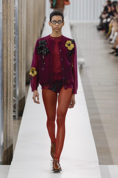 Miu Miu Strumphose Modepilot Herbst Winter 2023